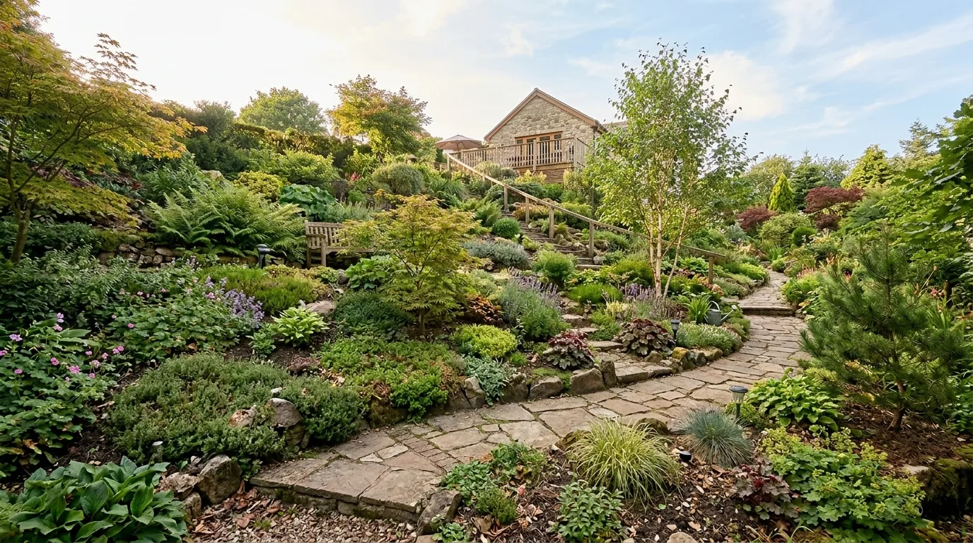 Layered Groundcovers for Erosion Control